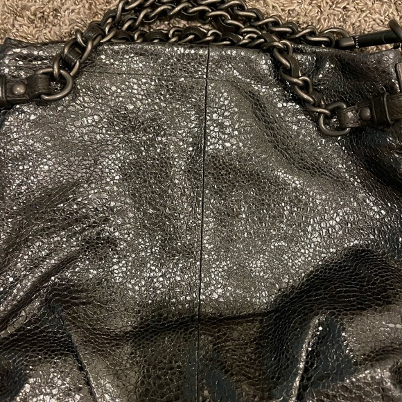 Vintage Coach metallic bag - Picture 3 of 6